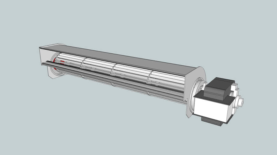 Cross flow fan | 3D Warehouse