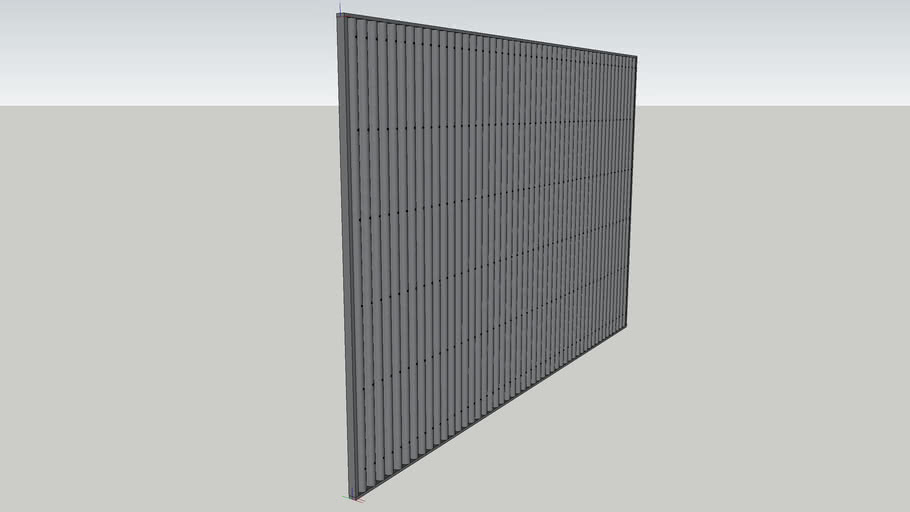 Corrugated Panel Assembly 3d Warehouse, How To Make Corrugated Metal In Revit