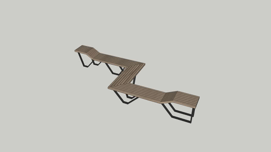 Wood Bench 3d Warehouse 5951