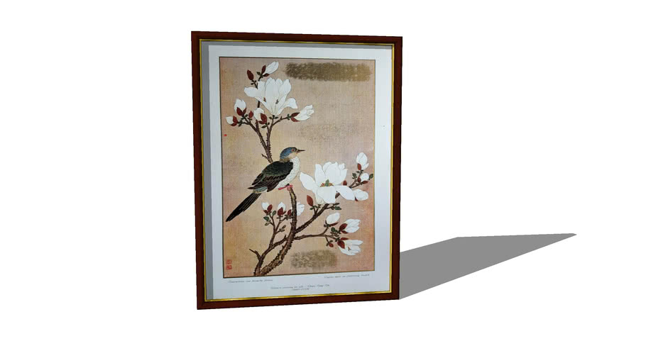 Peinture chinoise sur soie / Chinese painting on silk