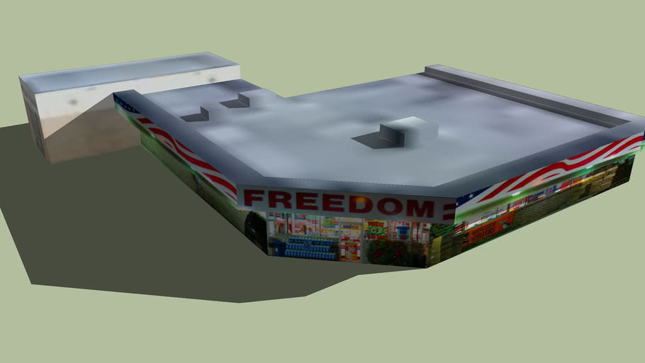 Freedom Gas Station 3D Warehouse