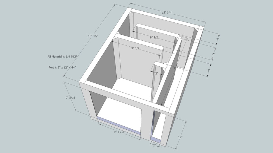bass reflex enclosure