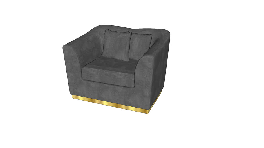 FormDecor - Bella Lounge Chair - Grey