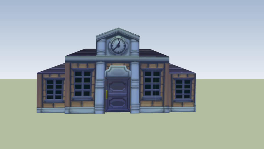 Animal Crossing: City folk (City Hall) | 3D Warehouse