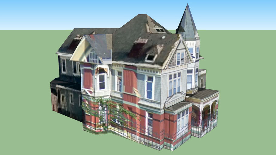 Victorian House In Cincinnati Oh Usa 3d Warehouse