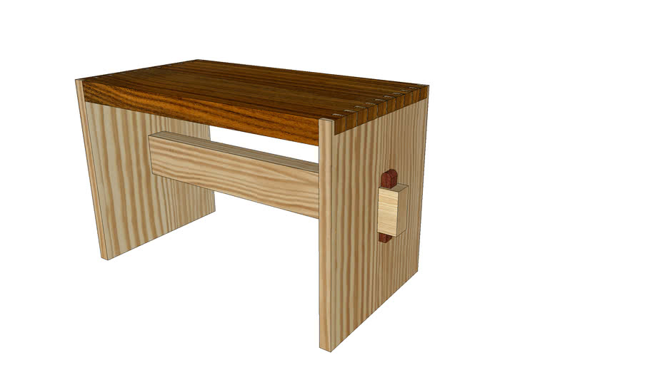 Dovetailed bench