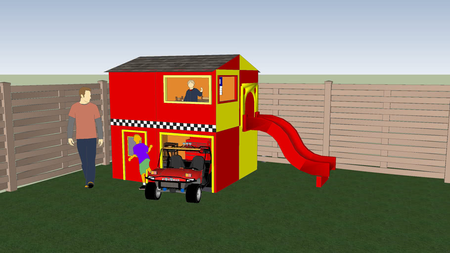playhouse garage 3D Warehouse
