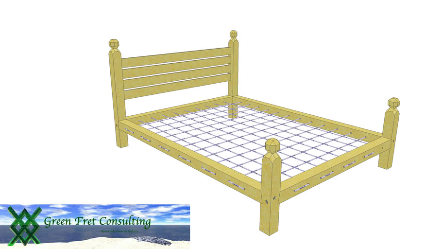 Hjälmaren Rope Bed 3D Warehouse