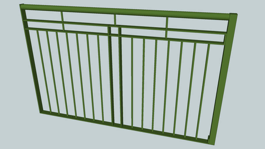 Railing section 3D Warehouse