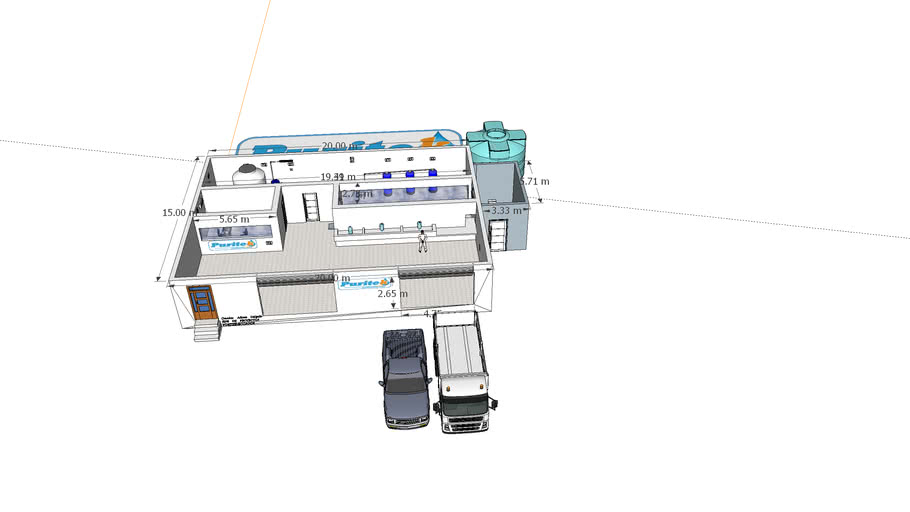 Planta Embotelladora De Agua Puritek Ecuador 3d Warehouse