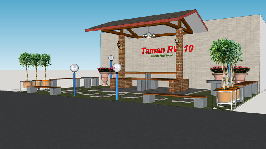 Pos Dan Taman 3d Warehouse