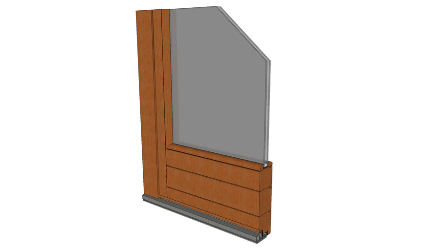 porta finestra con solia in alluminio | 3D Warehouse