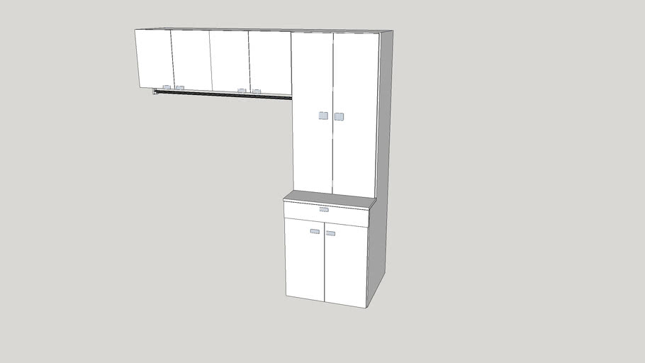 Armário de Lavanderia | 3D Warehouse