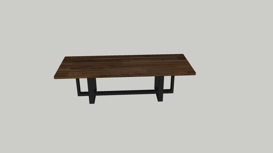 Dining Table - Contempo Base 9' | 3D Warehouse