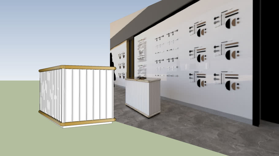 reception desk 3D Warehouse