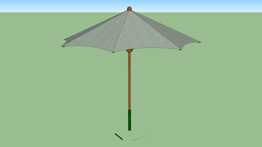 9' Umbrella 3D Warehouse