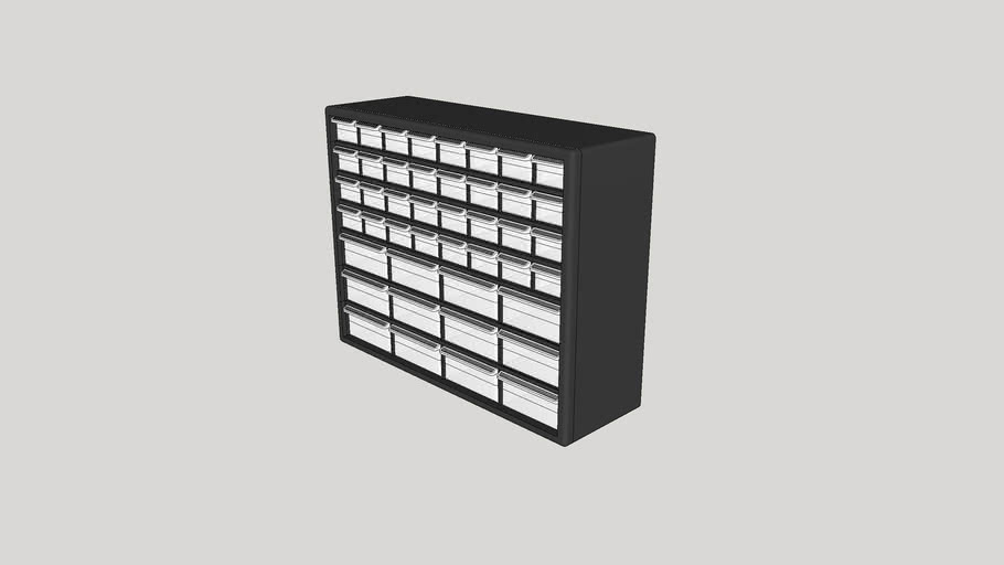 AkroMils 10744 44 Combo Drawer 3D Warehouse