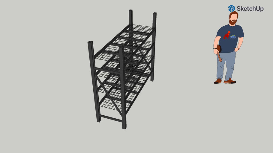 RackIt 1000kg 3D Warehouse