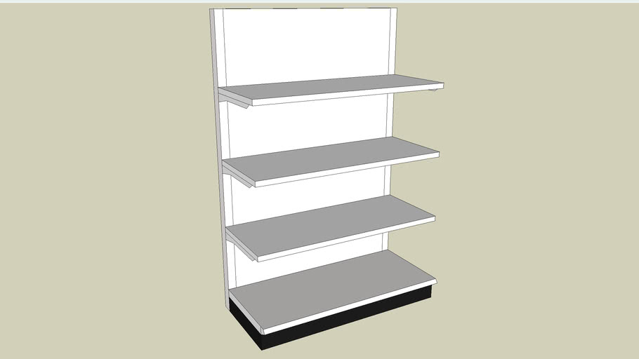 gondola shelf 3D Warehouse