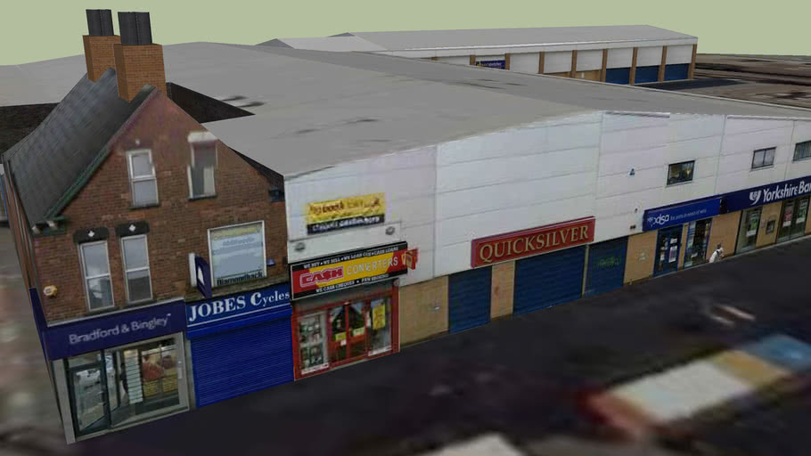 Hull, Holderness Rd, Shops 1 3D Warehouse