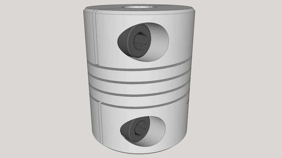 Flexible Coupling 5mm x 6mm_1_1 3D Warehouse