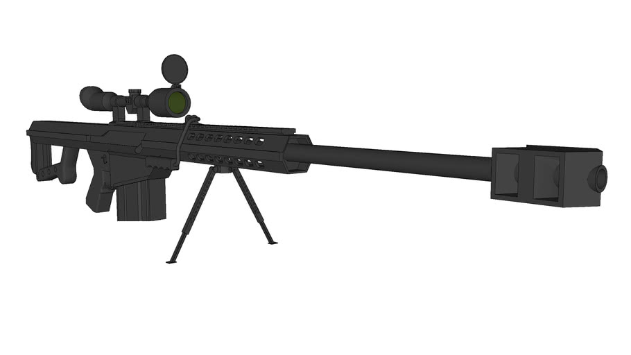 Barrett 50 Cal Latest Update 05/09/2014 | 3D Warehouse