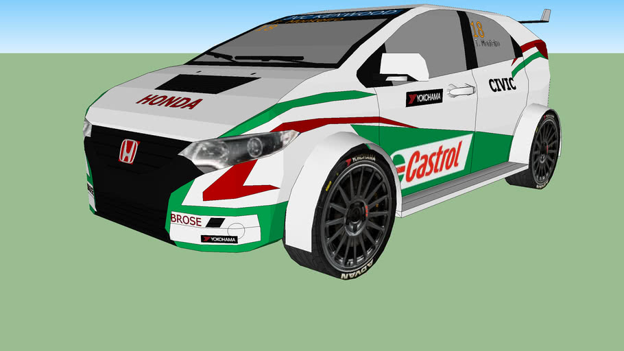 Honda Civic Wtcc 3d Warehouse