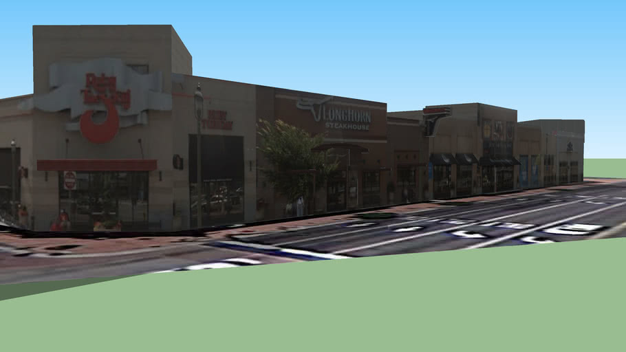 Atlantic City Outlets The Walk 3D Warehouse