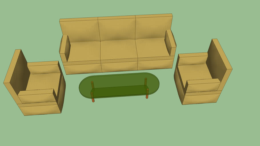 Sofa Set 1 | 3D Warehouse