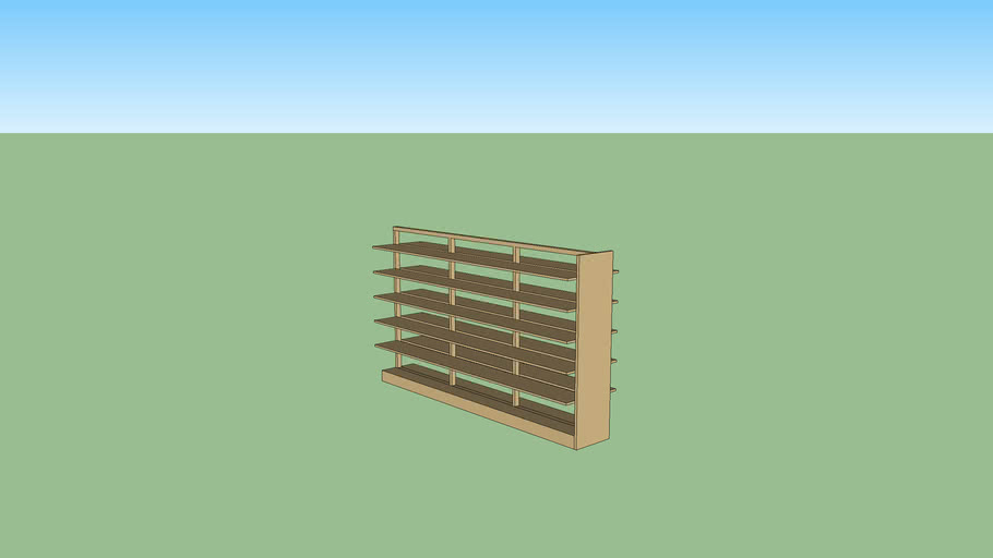 Bookshelf (metal) | 3D Warehouse