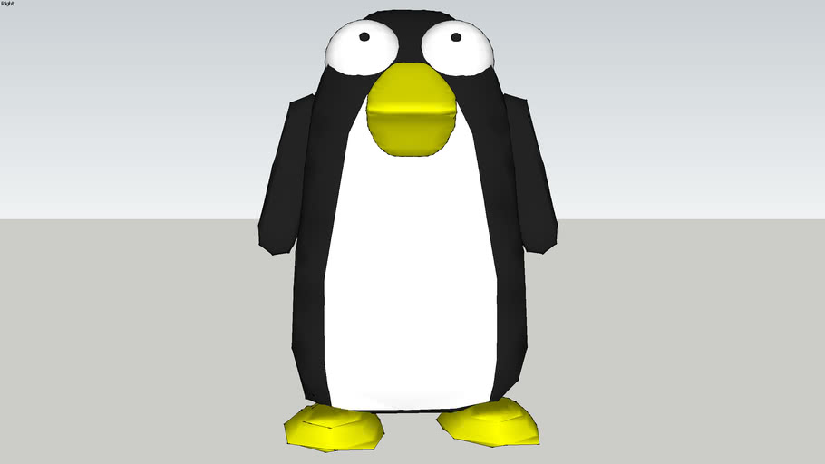 Tux Linux 3d Warehouse