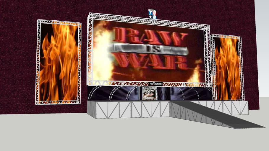 Wwf Raw Is War Entrance Stage 3d Warehouse