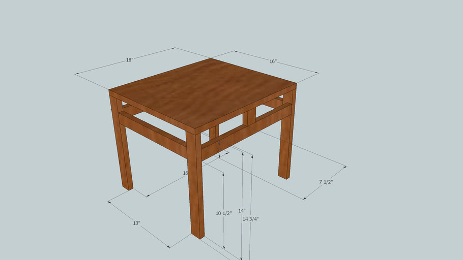 Printer table 3D Warehouse