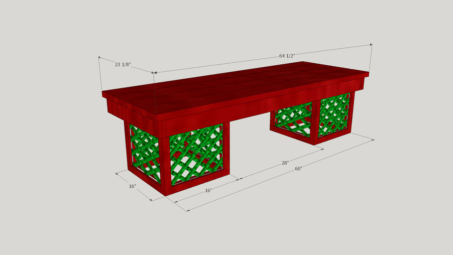 Quick Bench 3D Warehouse