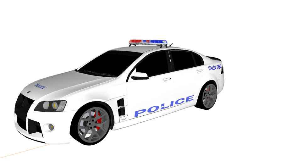 2010 Holden Commodore Or Hsv New South Wales Police Car 3d Warehouse