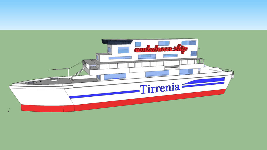 tirrenia - ambulance ship