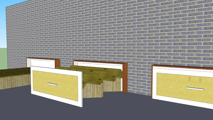 roll out bed 3D Warehouse