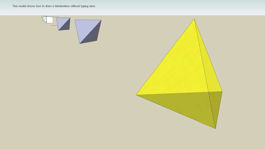 Tetrahedron Construction - How to - Tutorial | 3D Warehouse