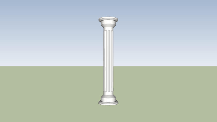 Fluted Column 3D Warehouse