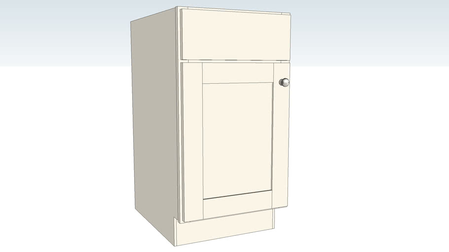 Sink Base Single Door | 3D Warehouse