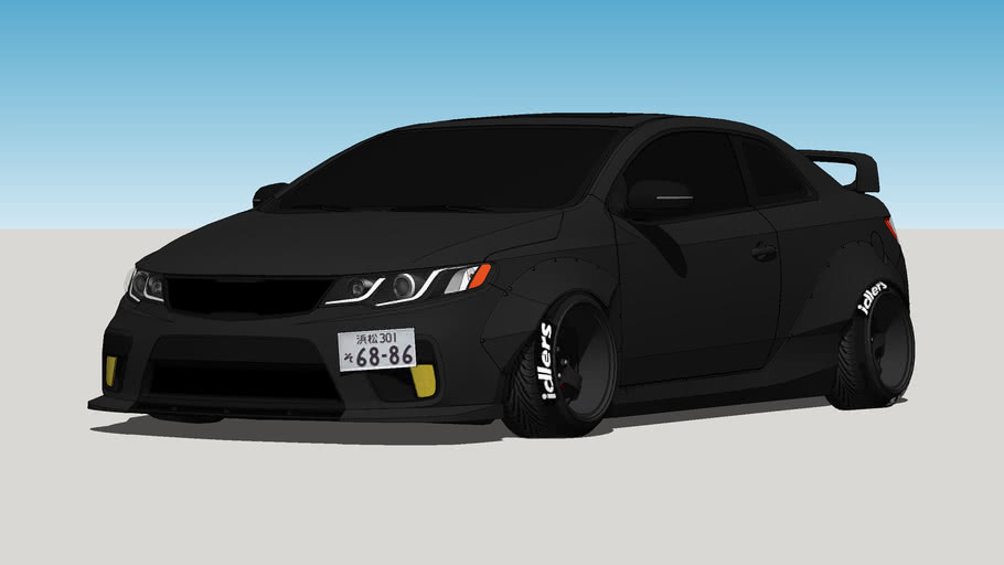 2013 Kia Forte Koup Rocket Bunny 3d Warehouse