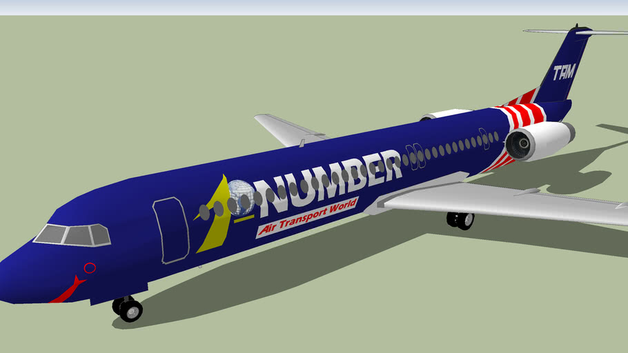 Fokker TAM flight 402 3D Warehouse