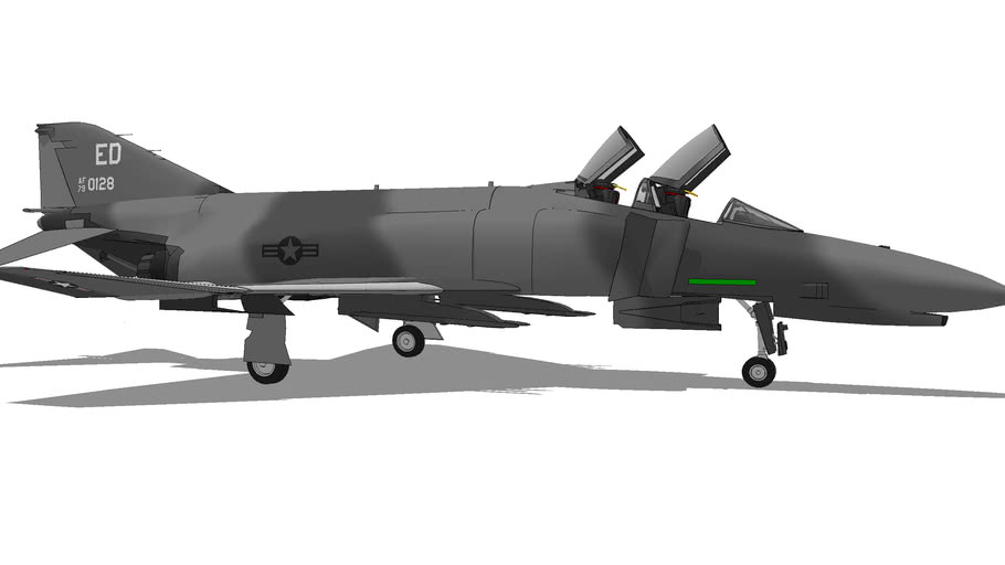 Mcdonnell Douglas F 4e Phantom Ii 3d Warehouse