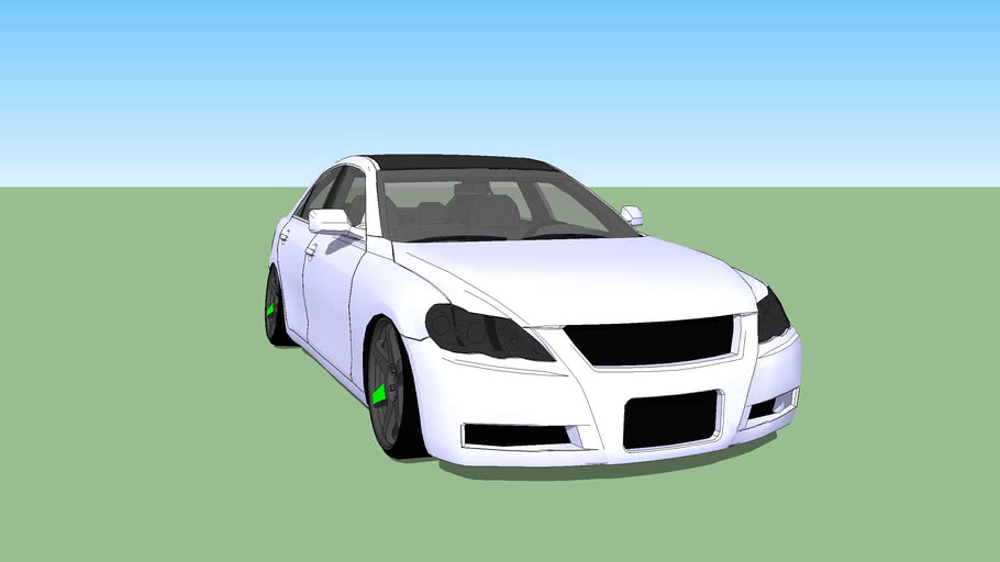 Toyota Mark X 250g S Package 3d Warehouse