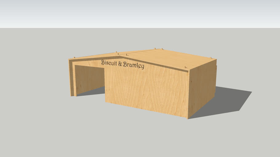 cardboard guinea pig house