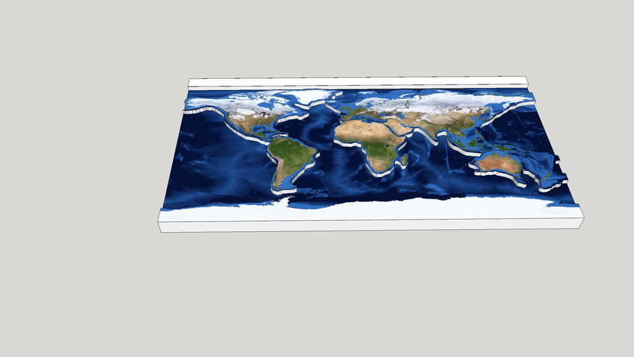 Map of the World - Continents | 3D Warehouse