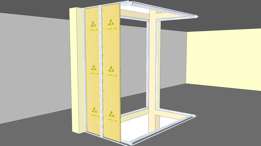 DensGlass Shaftliner – For Shaftwall / Stairwell Systems | 3D Warehouse