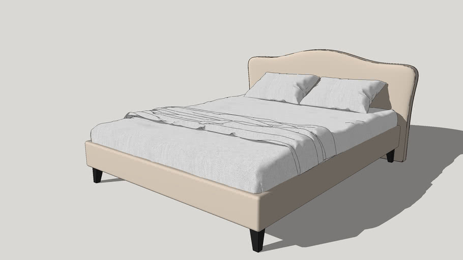 Queen_Elizabeth_L_Bed | 3D Warehouse