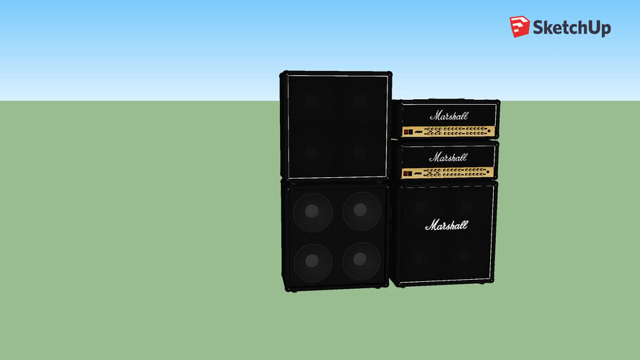 Copy of Marshall Amps. Without Logo | 3D Warehouse