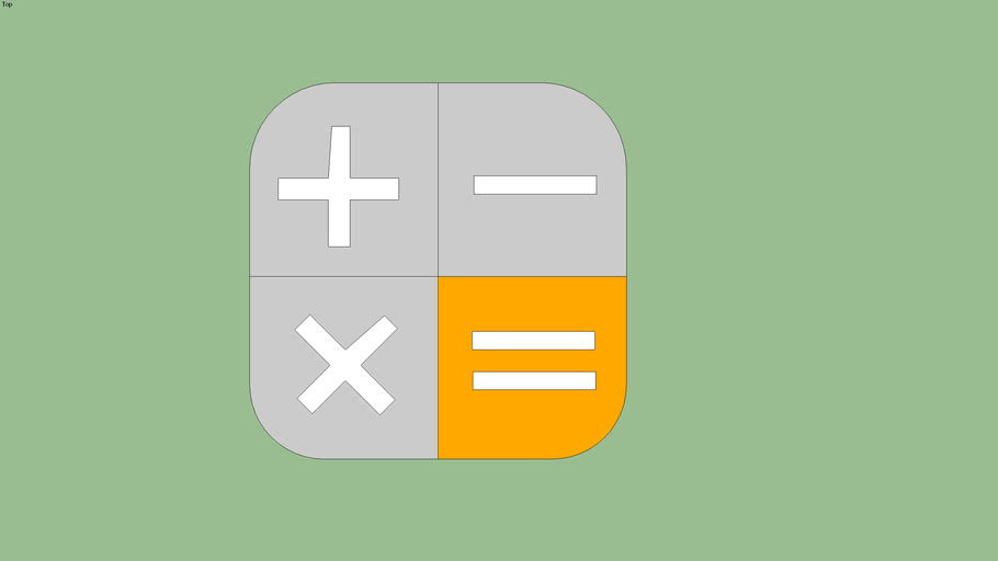 Giant calculator app | 3D Warehouse